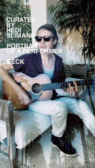 Portrait Of A Performer Beck Curated By Hedi Slimane Them Magazine
