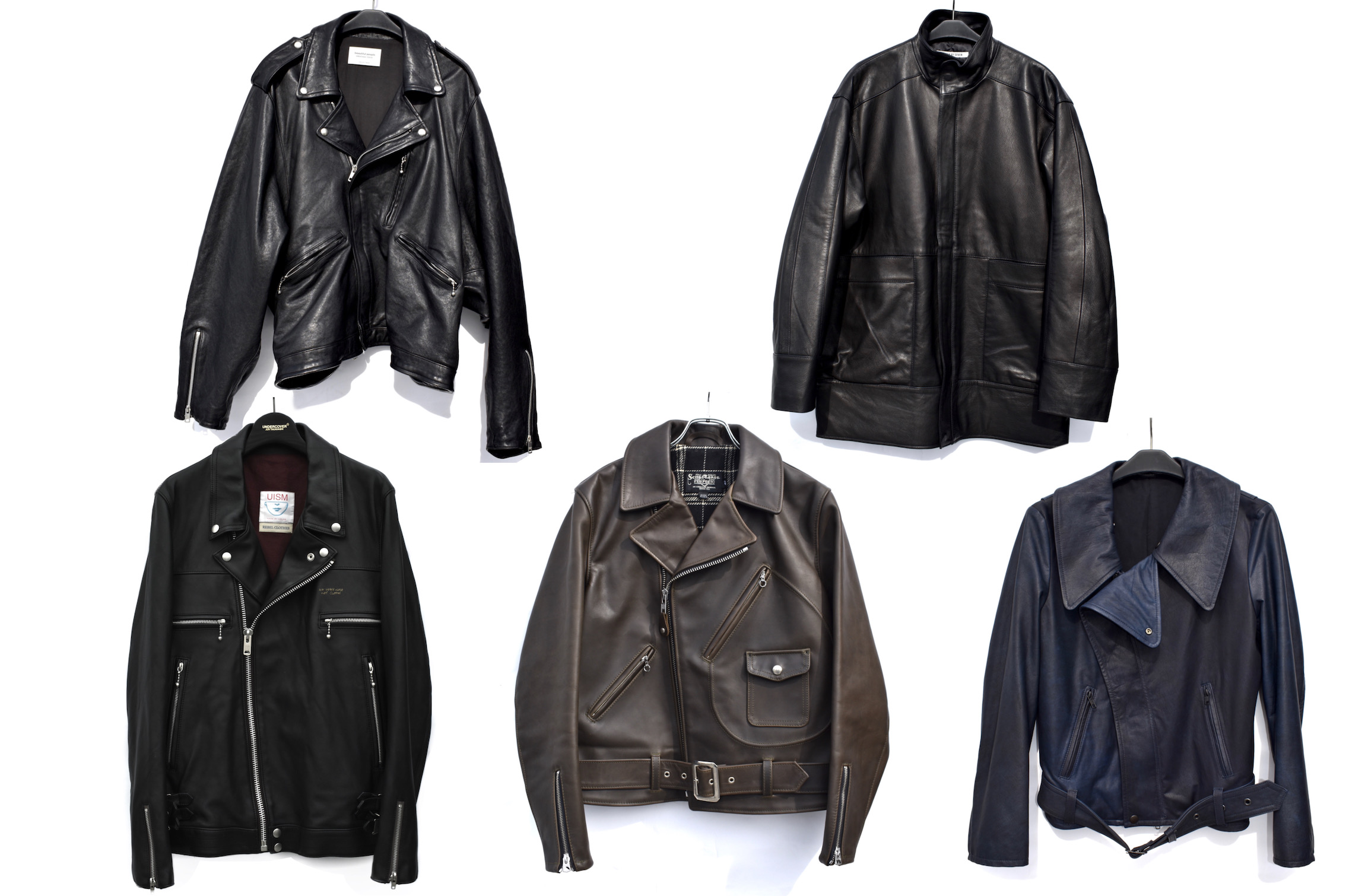 UNDERCOVER アンダーカバー ワンスター 1 グレー カウレザー 牛革